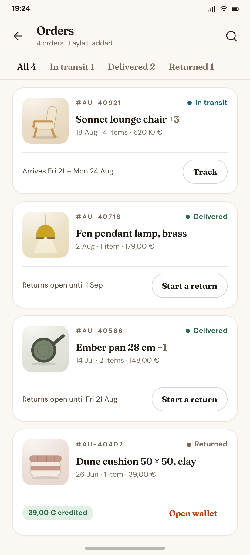 Orders