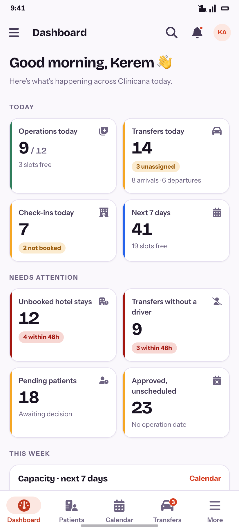 Clinicana CMS preview 1
