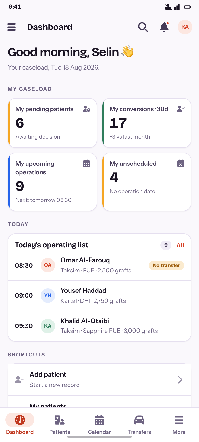 Dashboard — responsible