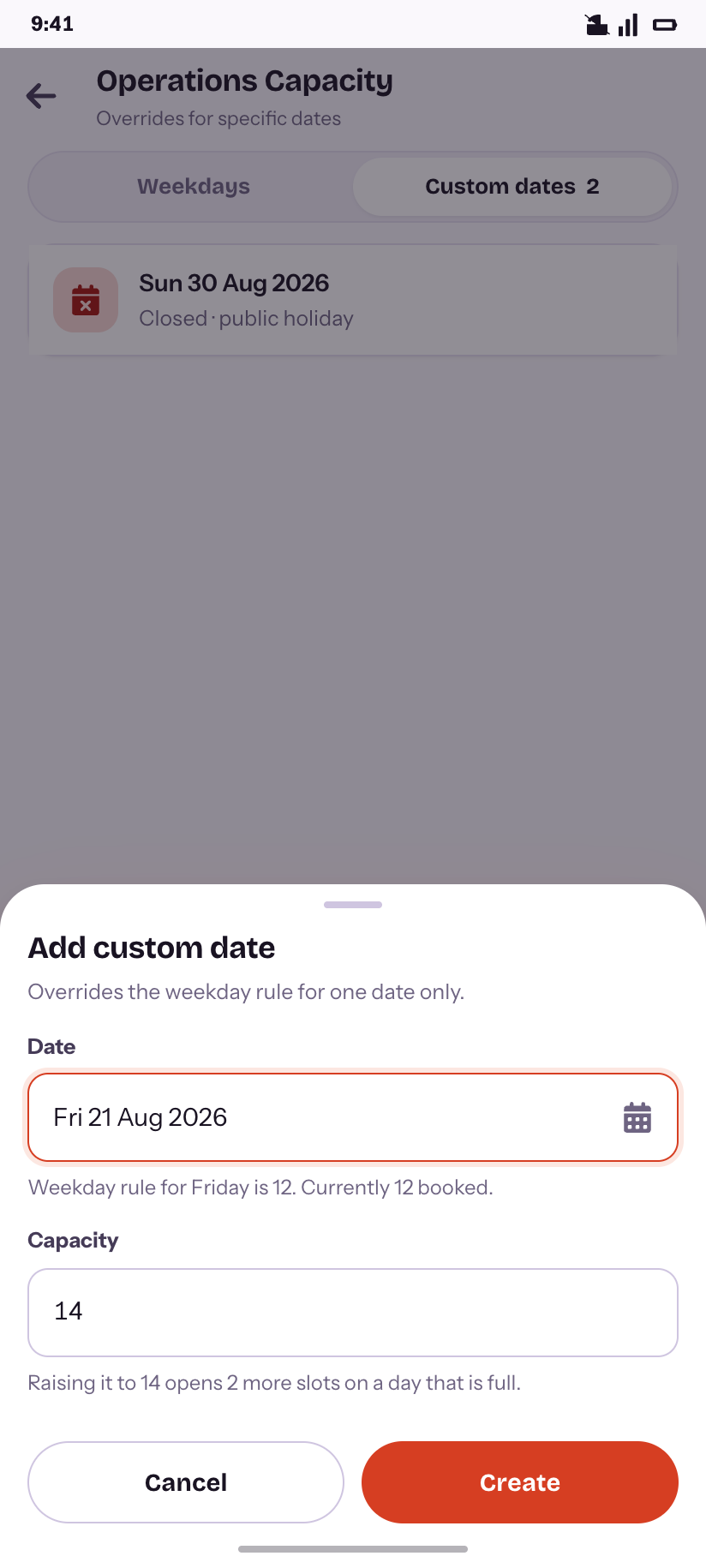 Add override