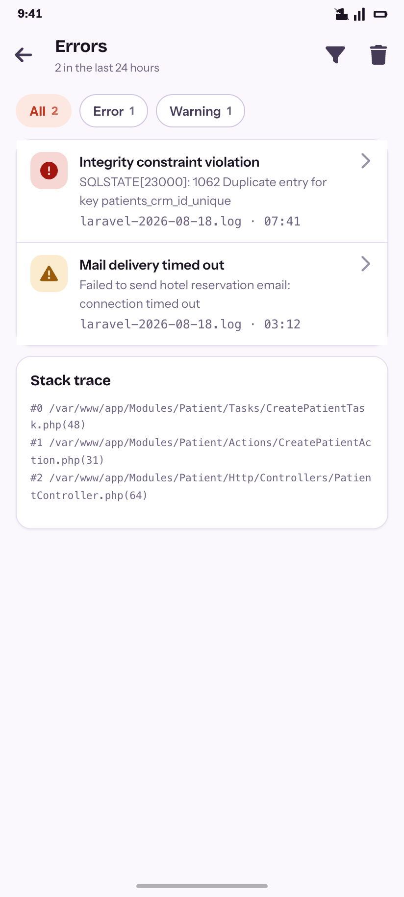 Errors