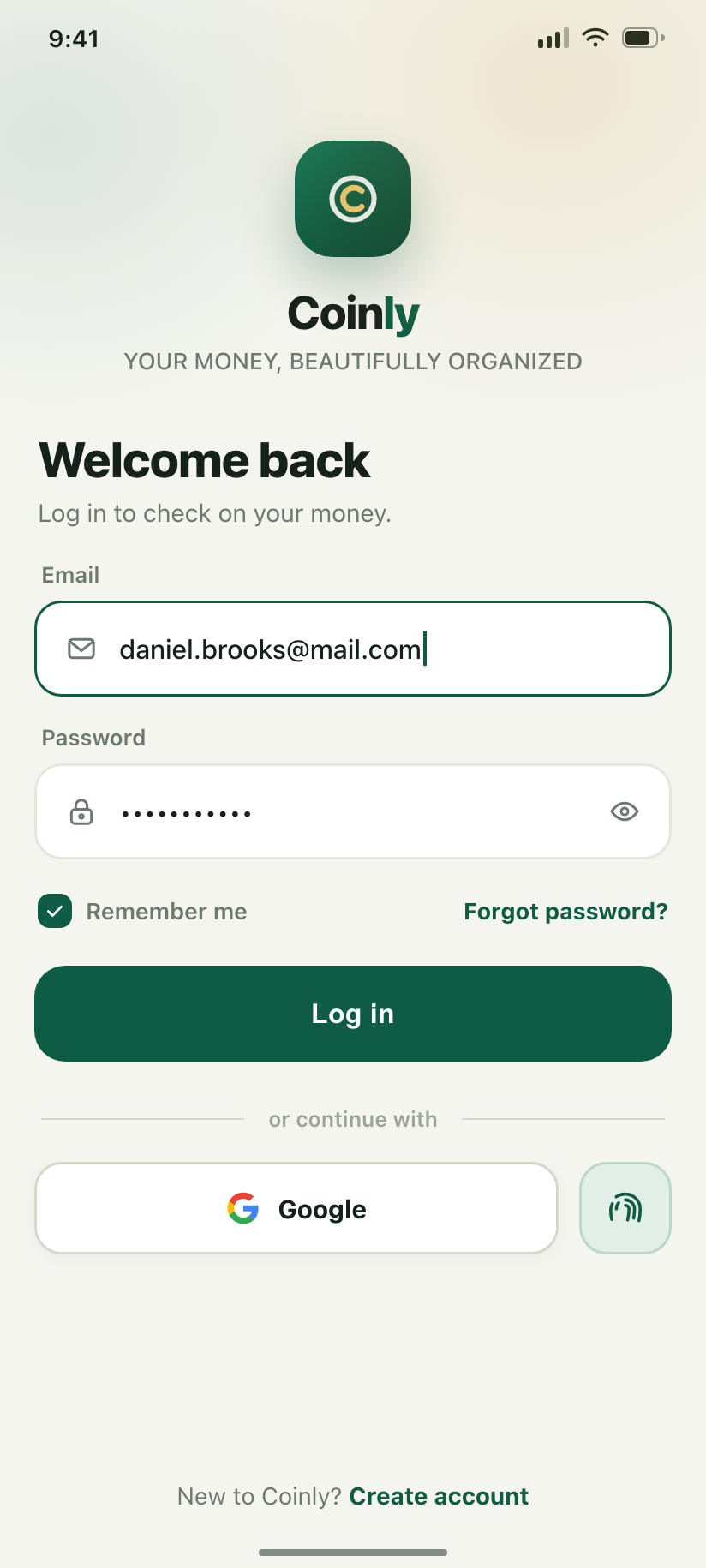 Coinly login