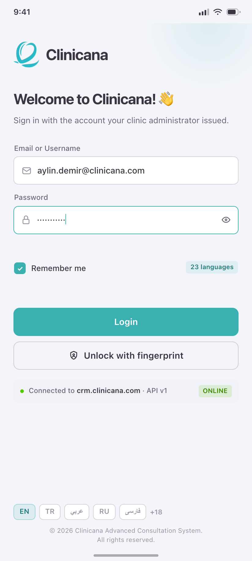 Login
