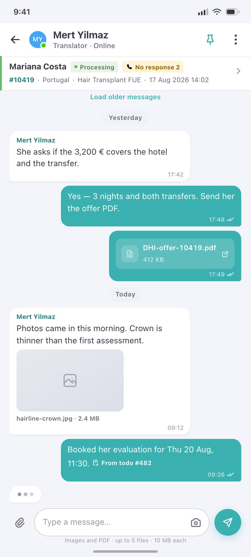 Chat thread