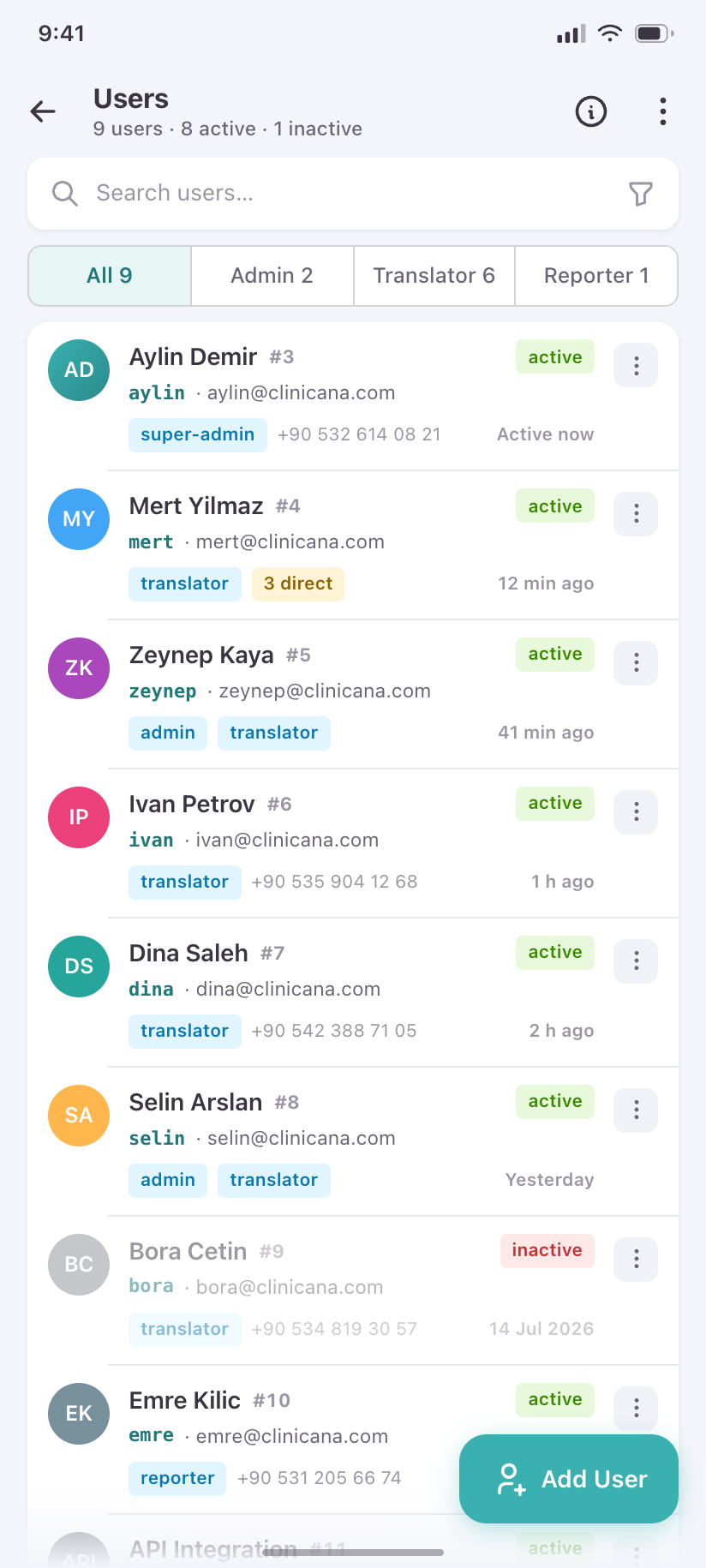Users