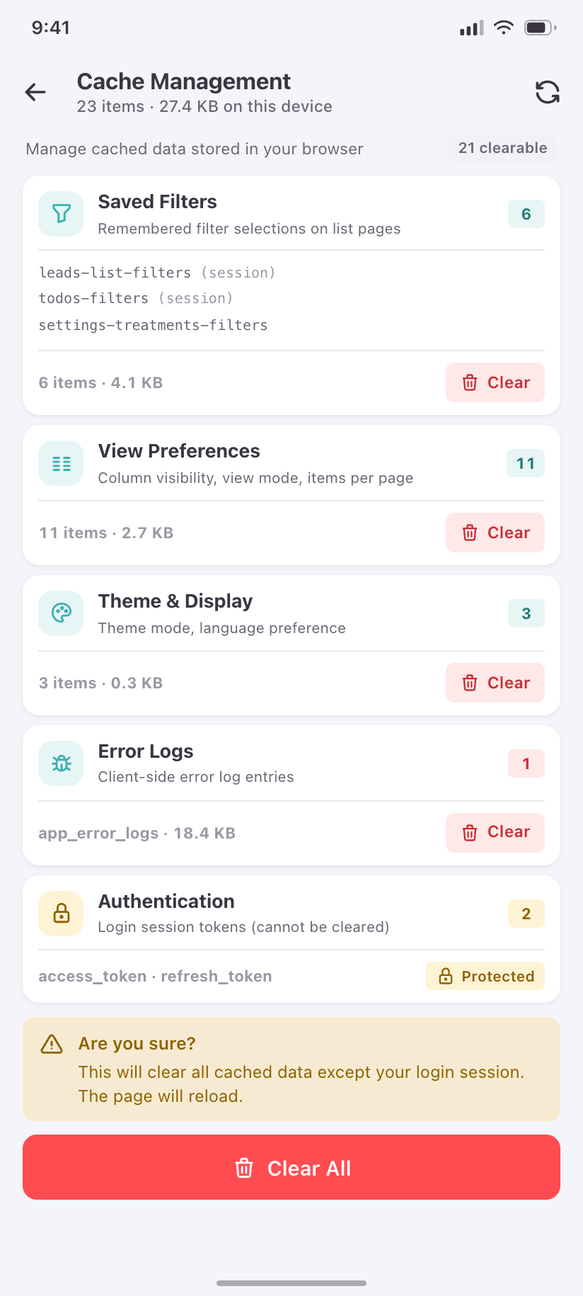 Cache Management