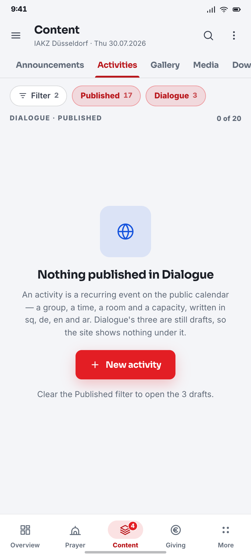 Empty group