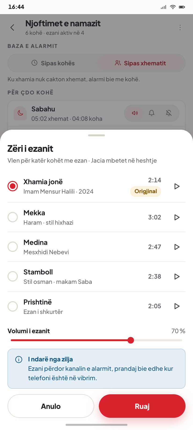 Zgjidh ezanin