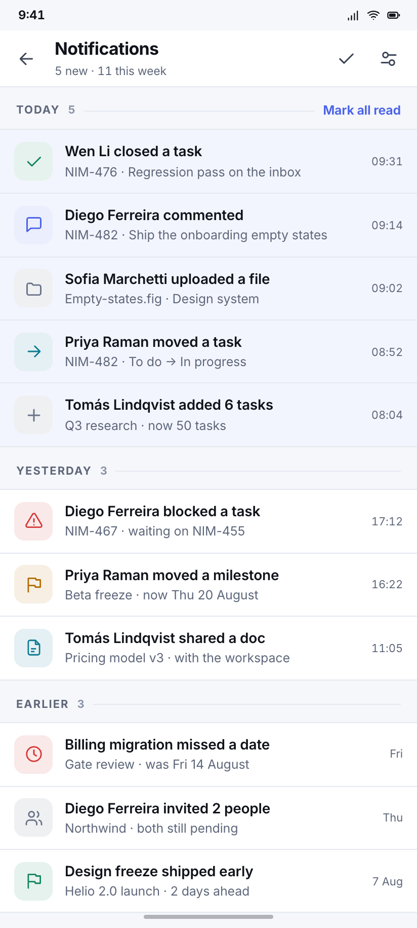 Notifications