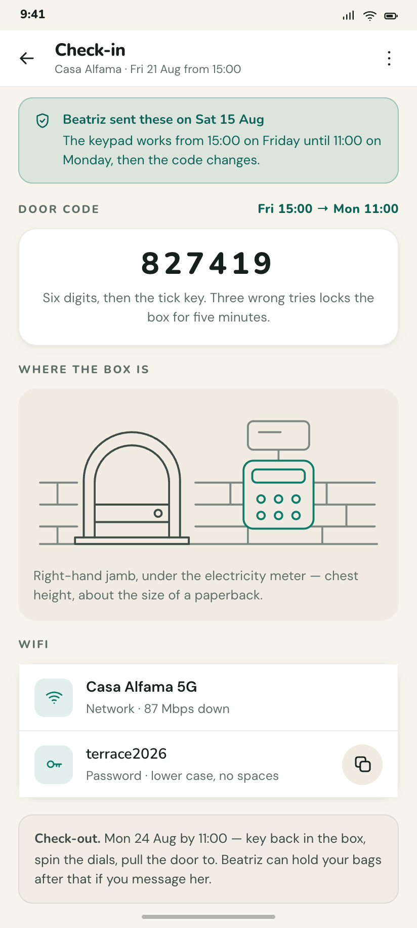 Check-in
